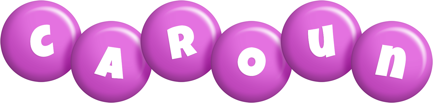 Caroun candy-purple logo