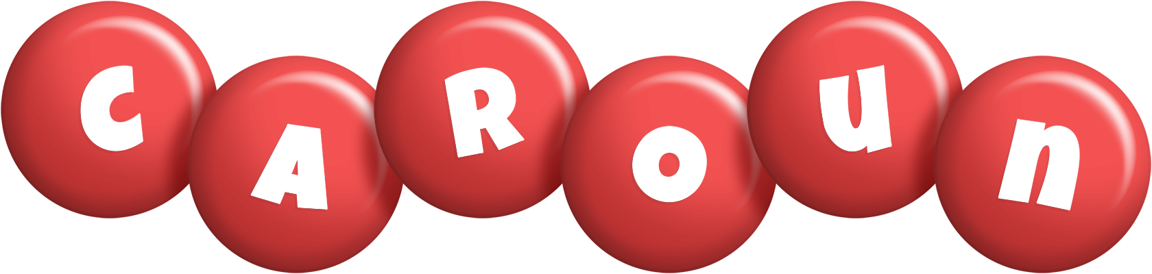 Caroun candy-red logo