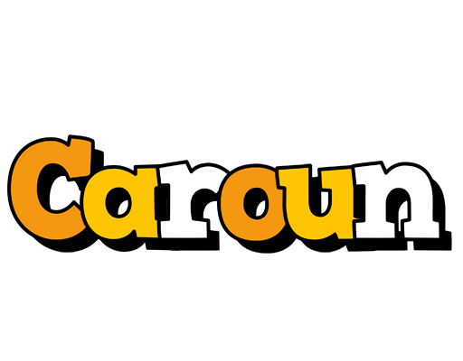 Caroun cartoon logo