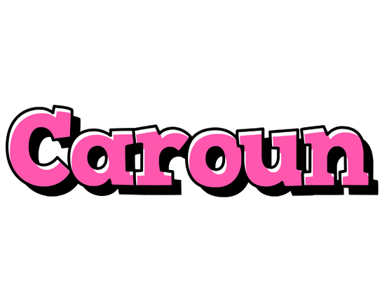 Caroun girlish logo
