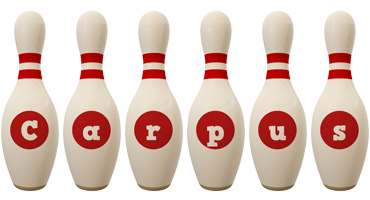 Carpus bowling-pin logo