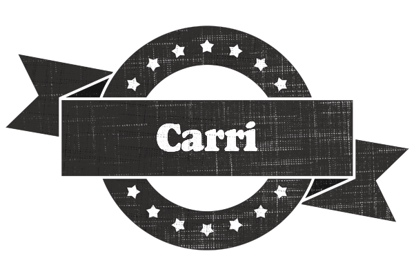 Carri grunge logo
