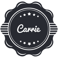 Carrie badge logo