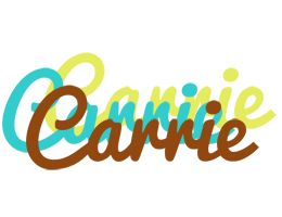 Carrie cupcake logo