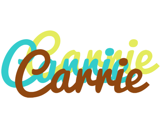 Carrie cupcake logo