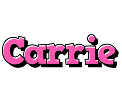 Carrie girlish logo