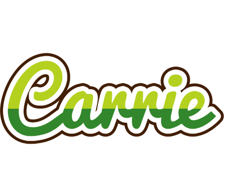 Carrie golfing logo