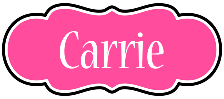 Carrie invitation logo