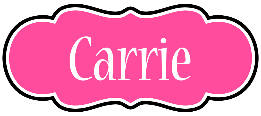Carrie invitation logo