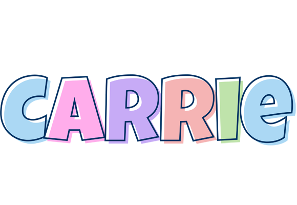 Carrie pastel logo