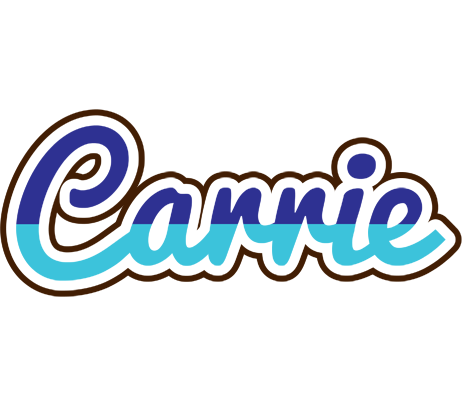 Carrie raining logo