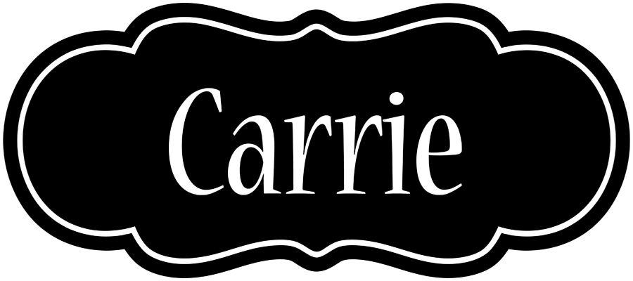 Carrie welcome logo