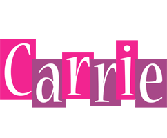 Carrie whine logo