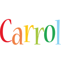 Carrol birthday logo