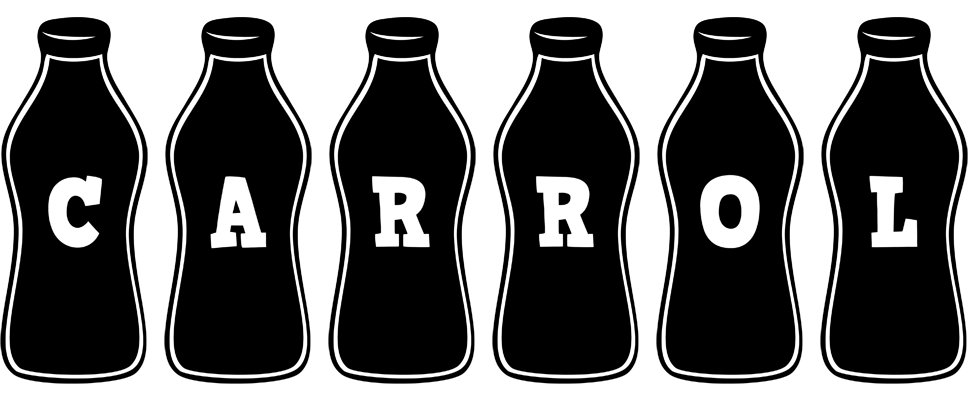 Carrol bottle logo