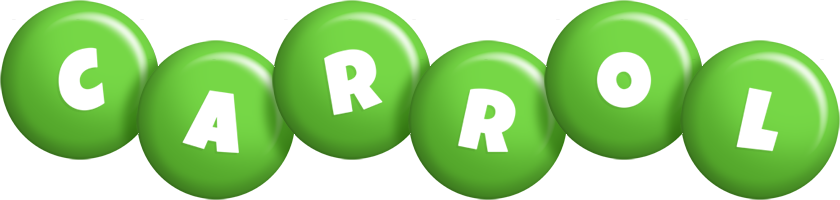 Carrol candy-green logo