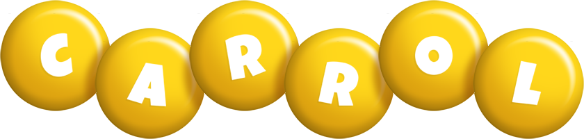 Carrol candy-yellow logo