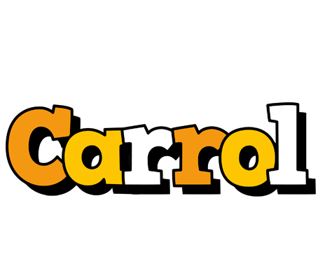 Carrol cartoon logo