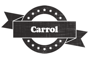 Carrol grunge logo