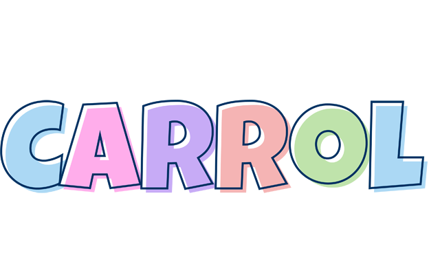Carrol pastel logo