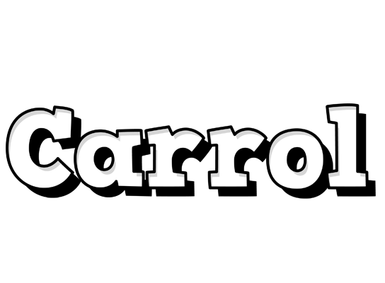 Carrol snowing logo