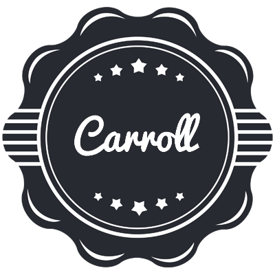 Carroll badge logo