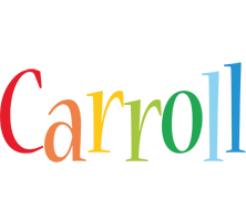 Carroll birthday logo