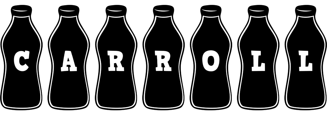 Carroll bottle logo