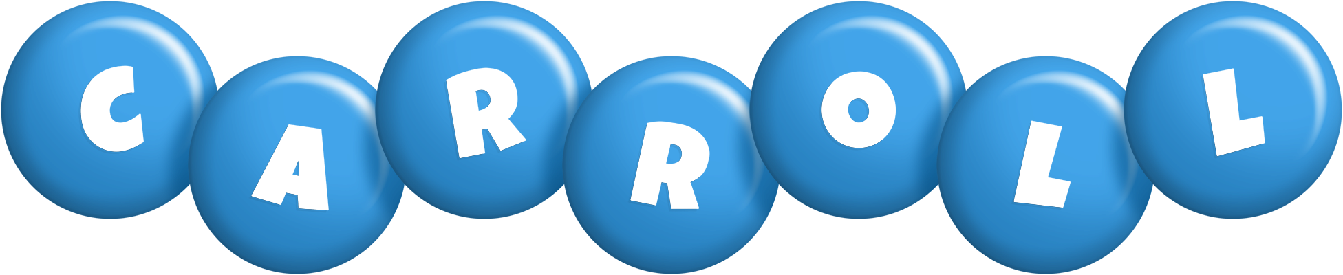 Carroll candy-blue logo
