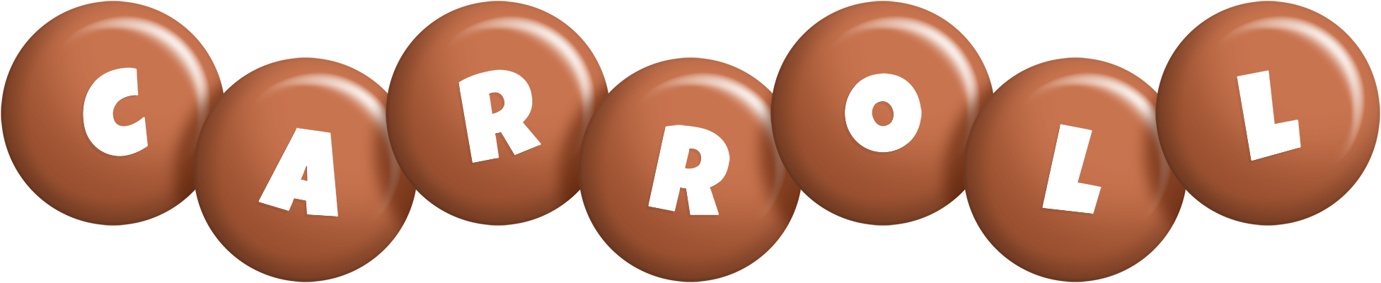 Carroll candy-brown logo