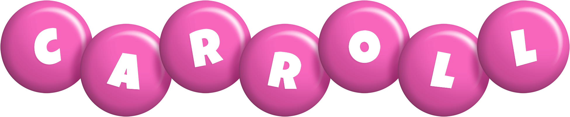 Carroll candy-pink logo