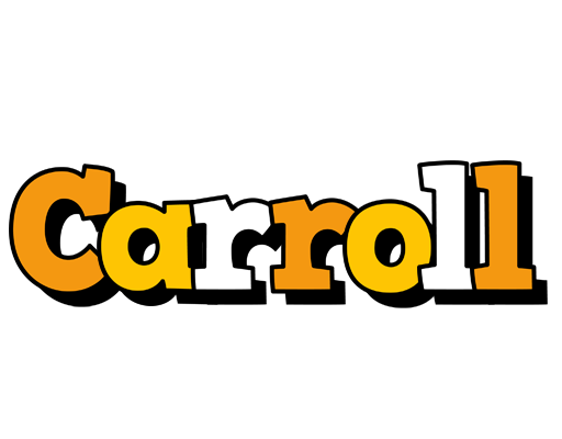 Carroll cartoon logo