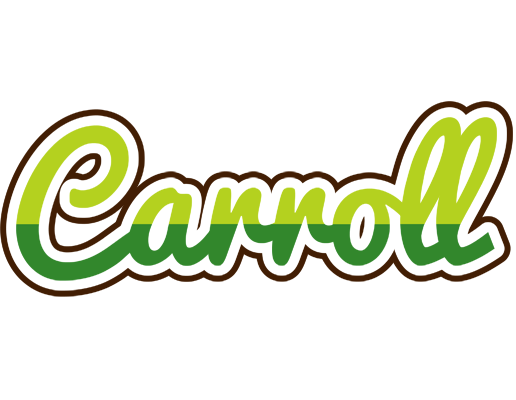 Carroll golfing logo