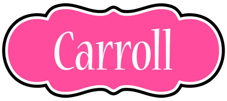 Carroll invitation logo