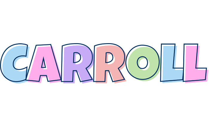 Carroll pastel logo