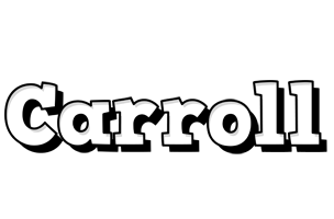 Carroll snowing logo