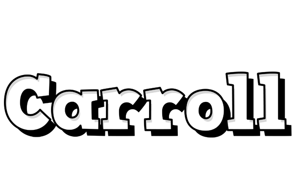 Carroll snowing logo