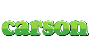 Carson apple logo