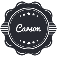 Carson badge logo