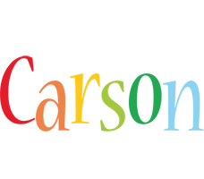 Carson birthday logo