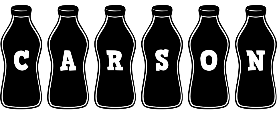 Carson bottle logo