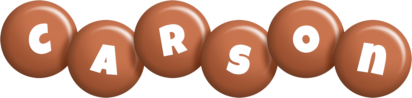 Carson candy-brown logo