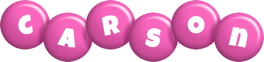 Carson candy-pink logo