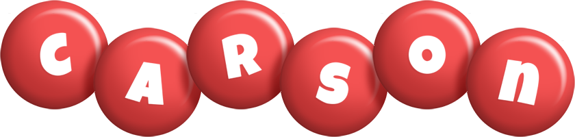 Carson candy-red logo