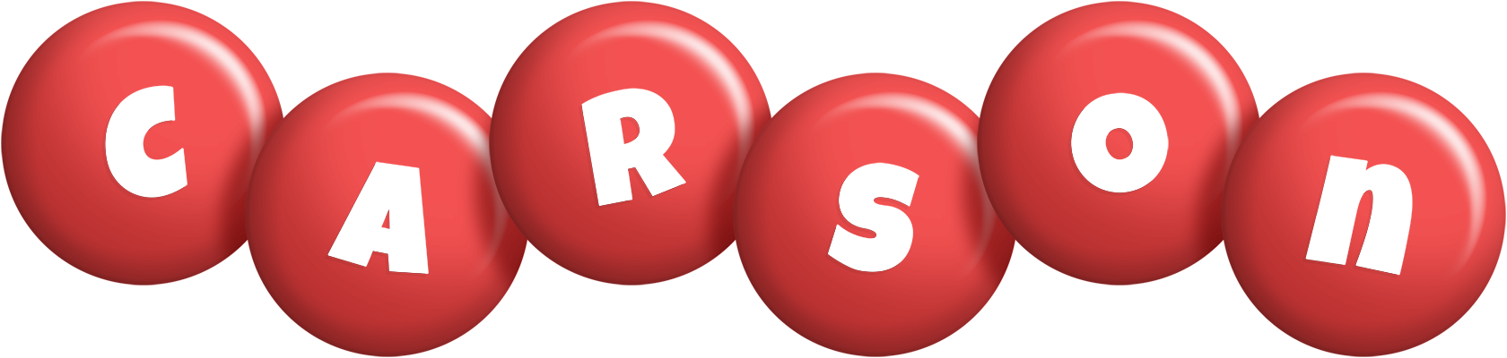 Carson candy-red logo