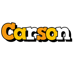 Carson cartoon logo