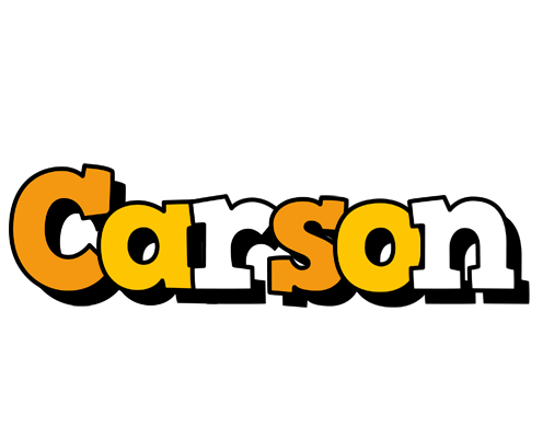 Carson cartoon logo