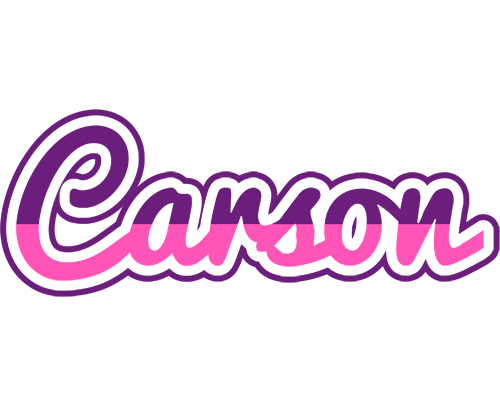 Carson cheerful logo