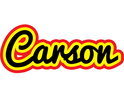 Carson flaming logo