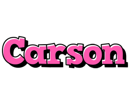 Carson girlish logo